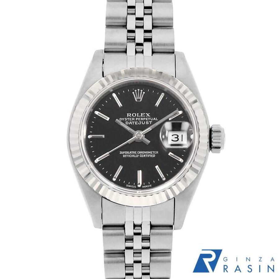 ROLEX（ロレックス） デイトジャスト 69174 ブラック バー X番 中古