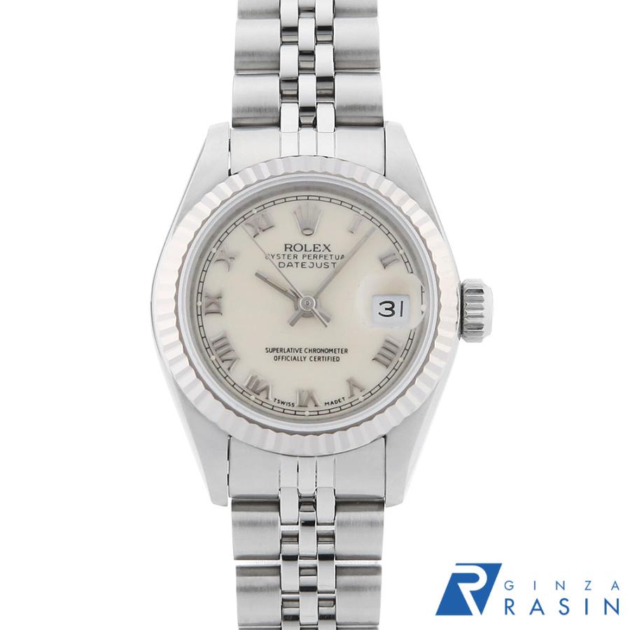 ROLEX ロレックス デイトジャスト 69174 アイボリー ローマ E番 中古  