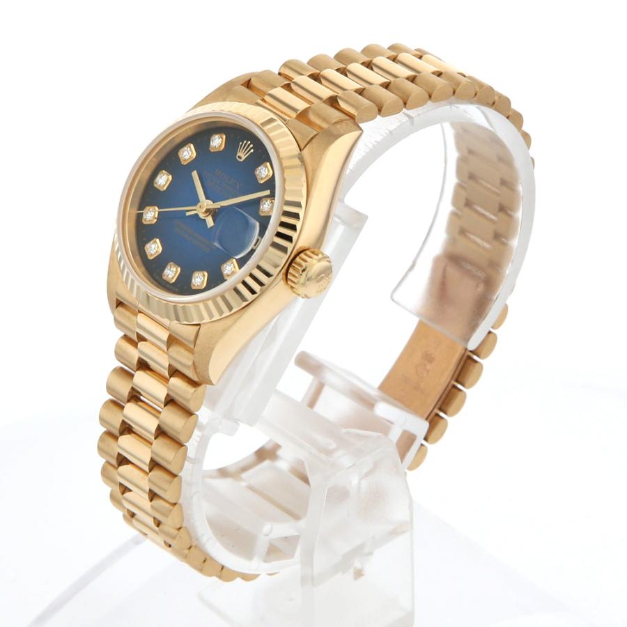 ROLEX ロレックス デイトジャスト 10Pダイヤ 69178G ブルー ROLEX ロレックス デイトジャスト 10Pダイヤ 69178G ブルー