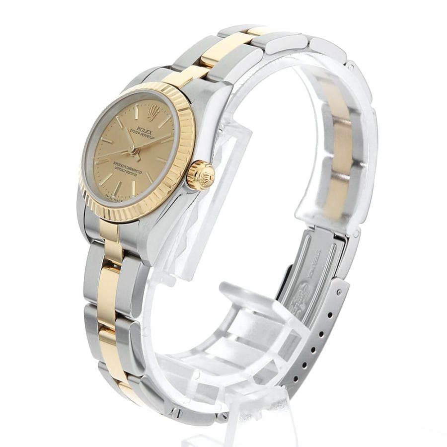 ROLEX（ロレックス） オイスターパーペチュアル 76193 シャンパン バー