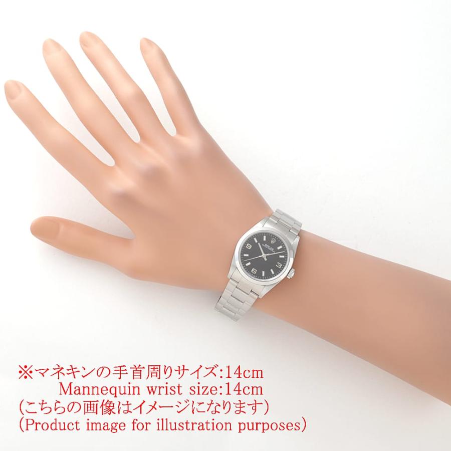 Komugi様パネル☆ ROLEX（ロレックス） オイスターパーペチュアル 77080 ブラック 369