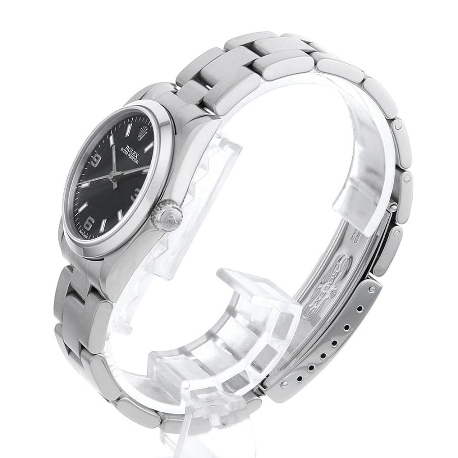 Rolex オイスターパーペチュアル　ブラック　ボーイズ　77080 77080 ブラック ROLEX（ロレックス）オイスターパーペチュアル