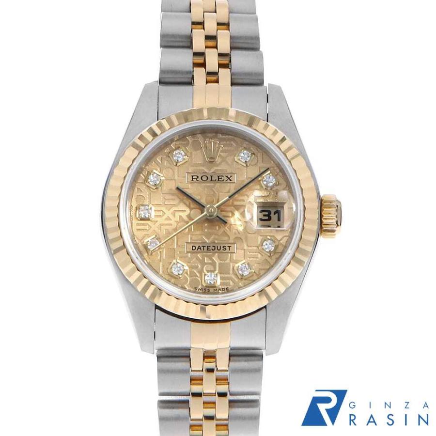 【本日限定！】ROLEX デイトジャスト 10Pダイヤ 79173G 腕時計 ROLEX（ロレックス） デイトジャスト 10Pダイヤ 79173G シャンパン