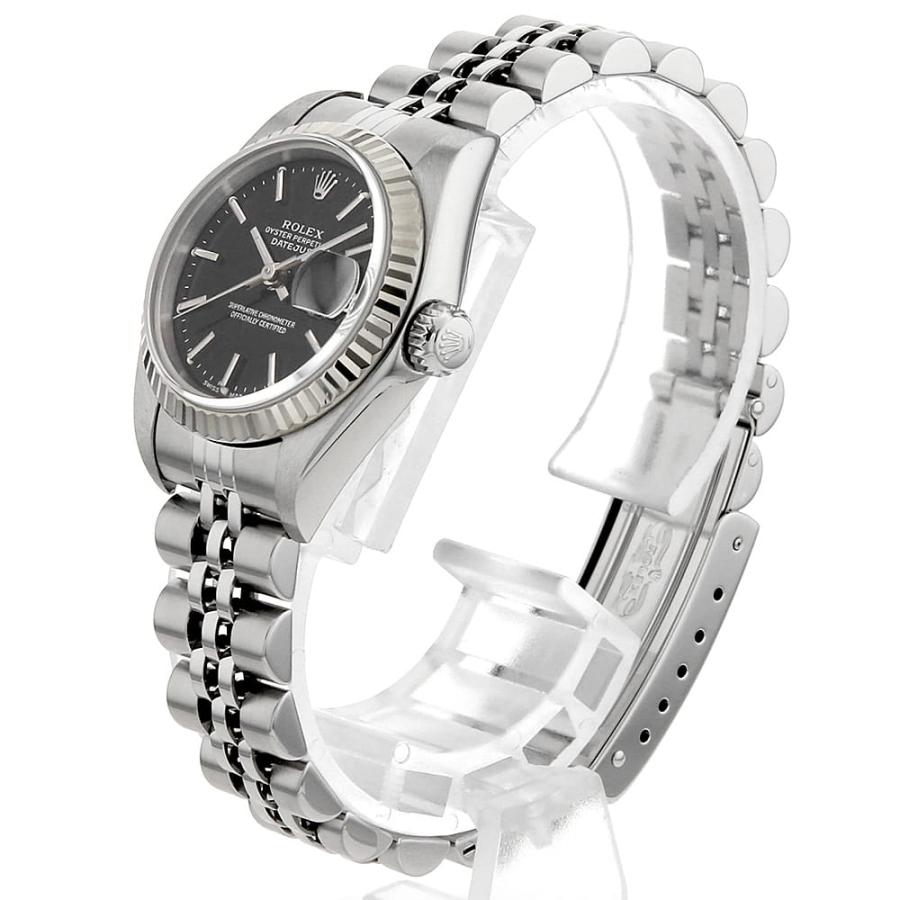 ROLEX（ロレックス） デイトジャスト 79174 ブラック バー F番 中古
