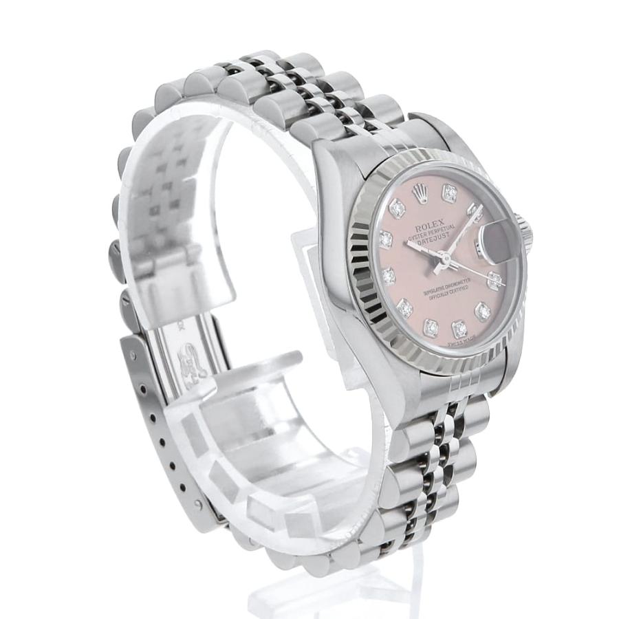 ROLEX ロレックス デイトジャスト 10Ｐダイヤ レディース 腕時計 ROLEX（ロレックス） デイトジャスト 10Pダイヤ 79174G ピンク Y番