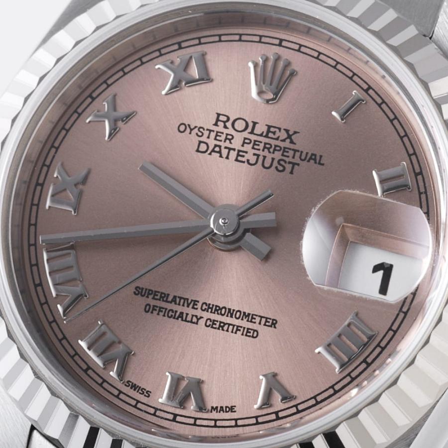 ROLEX ロレックス デイトジャスト 79174 ピンク ローマ F番 中古
