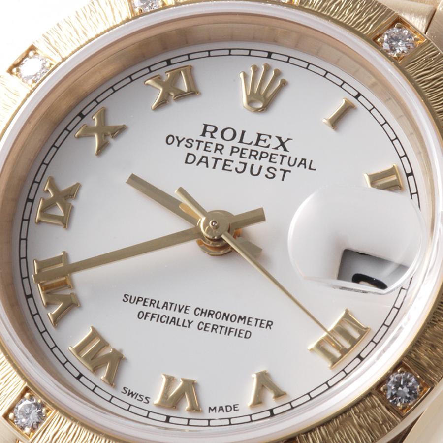 ROLEX（ロレックス） デイトジャスト ベゼル12Pダイヤ 79288 ホワイト 