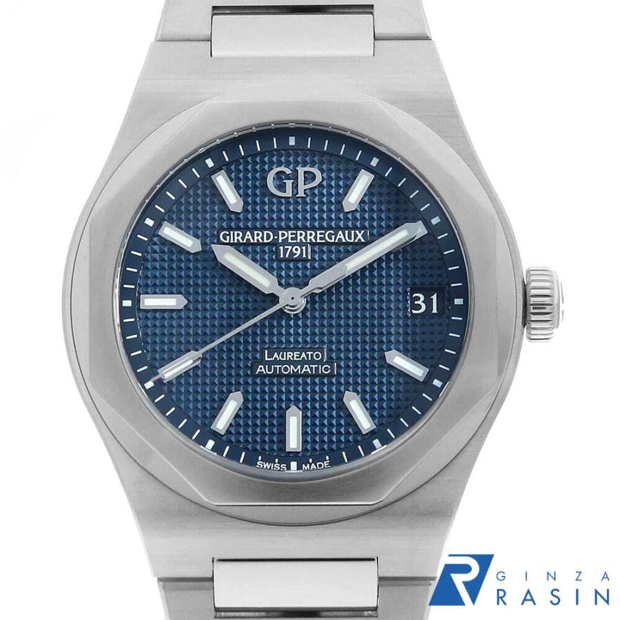 ジラールペルゴ ロレアート 42mm 81010-11-431-11A メンズ 中古 腕時計 ジラール・ペルゴ（GIRARD-PERREGAUX） ロレアート 42mm 81010-11-431