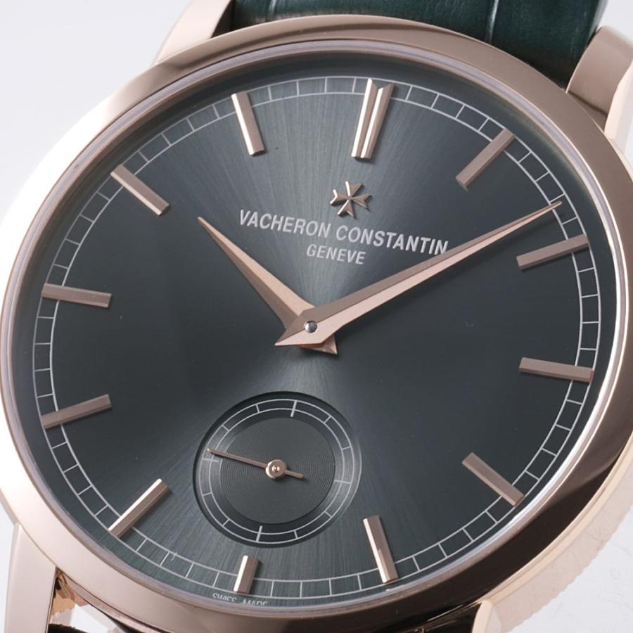 VACHERON CONSTANTIN ヴァシュロン・コンスタンタン パトリモニー トラディショナル マニュアルワインディング 82172/000R-H008 腕時計
 K18ピンクゴールド K18PG/本革 K18PG ディープグリーントーン文字盤 手巻き ユニセックス【中古】【472】SJ VACHERON CONSTANTIN（ヴァシュロン・コンスタンタン