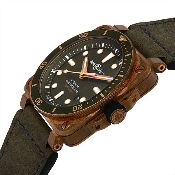 BELL & ROSS BR0392-D-G-BR/SCA 世界限定999本 ベル&ロス ベル＆ロス ダイバー ブロンズ 世界限定999本 BR0392-D-G-BR
