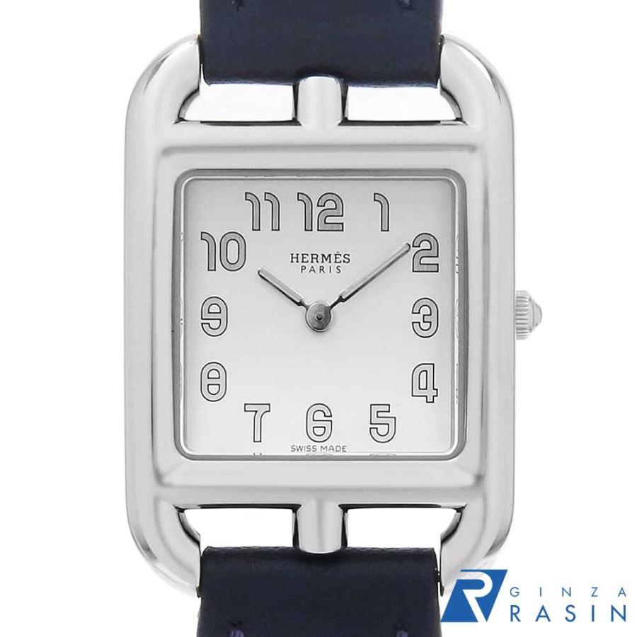 美品 エルメスHERMES ケープコッド ドゥブルトゥールCC1.210 エルメス ケープコッド ドゥブルトゥール PM CC1.210 シルバー