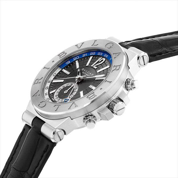 ブルガリ ディアゴノ GMT DG40C14SSDGMT(DG40SGMT) 中古 メンズ 腕時計｜ginzarasin｜02