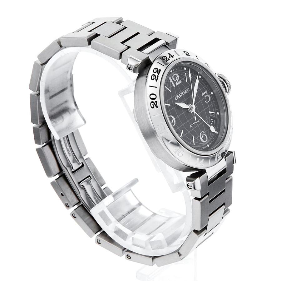 Cartier カルティエ パシャC GMT メリディアン W31079M7 中古