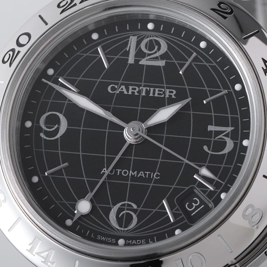 Cartier カルティエ パシャC GMT メリディアン W31079M7 中古
