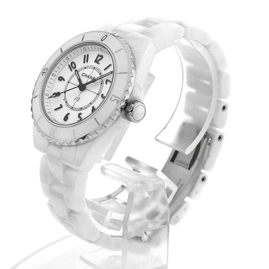 H5698 ホワイト CHANEL（シャネル）J12 白セラミック 中古