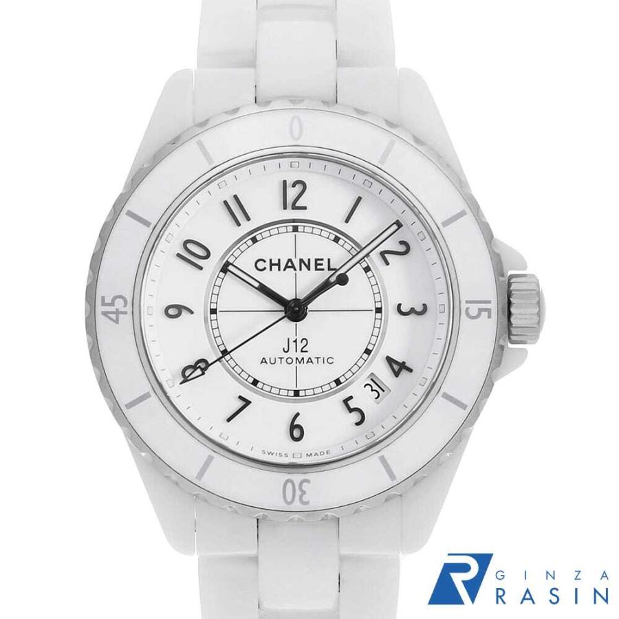 【即日発送】 CHANEL シャネル J12 白セラミック キャリバー12.1 H5700 中古 J12