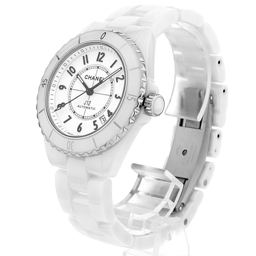 CHANEL シャネル J12 白セラミック H5700 中古 メンズ 腕時計