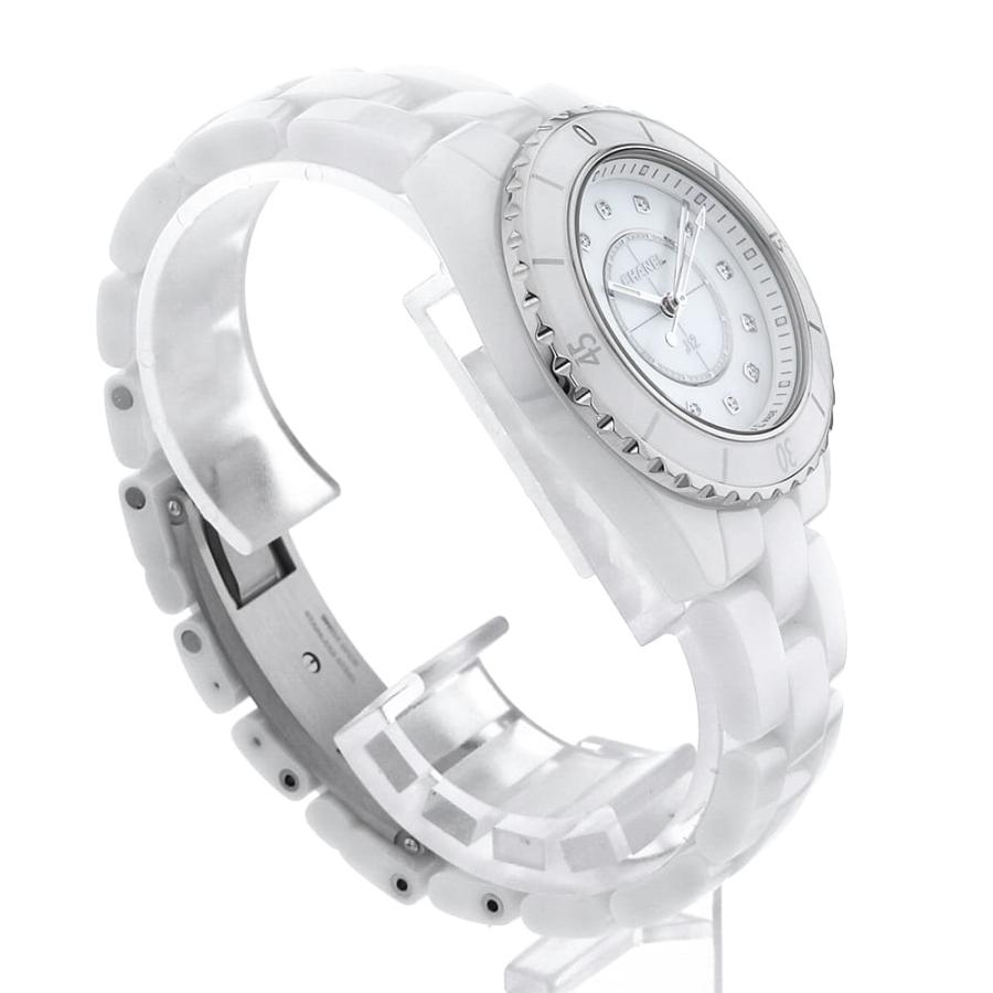 CHANEL（シャネル） J12 白セラミック 12Pダイヤ H5704 中古