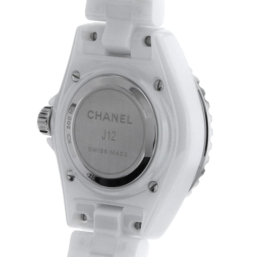 CHANEL（シャネル） J12 白セラミック 12Pダイヤ H5704 中古