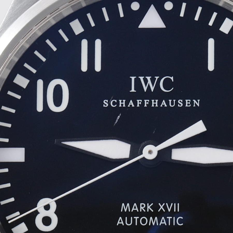 美品 IWC パイロットウォッチ マークXVII マーク17 IW326501 黒文字盤 