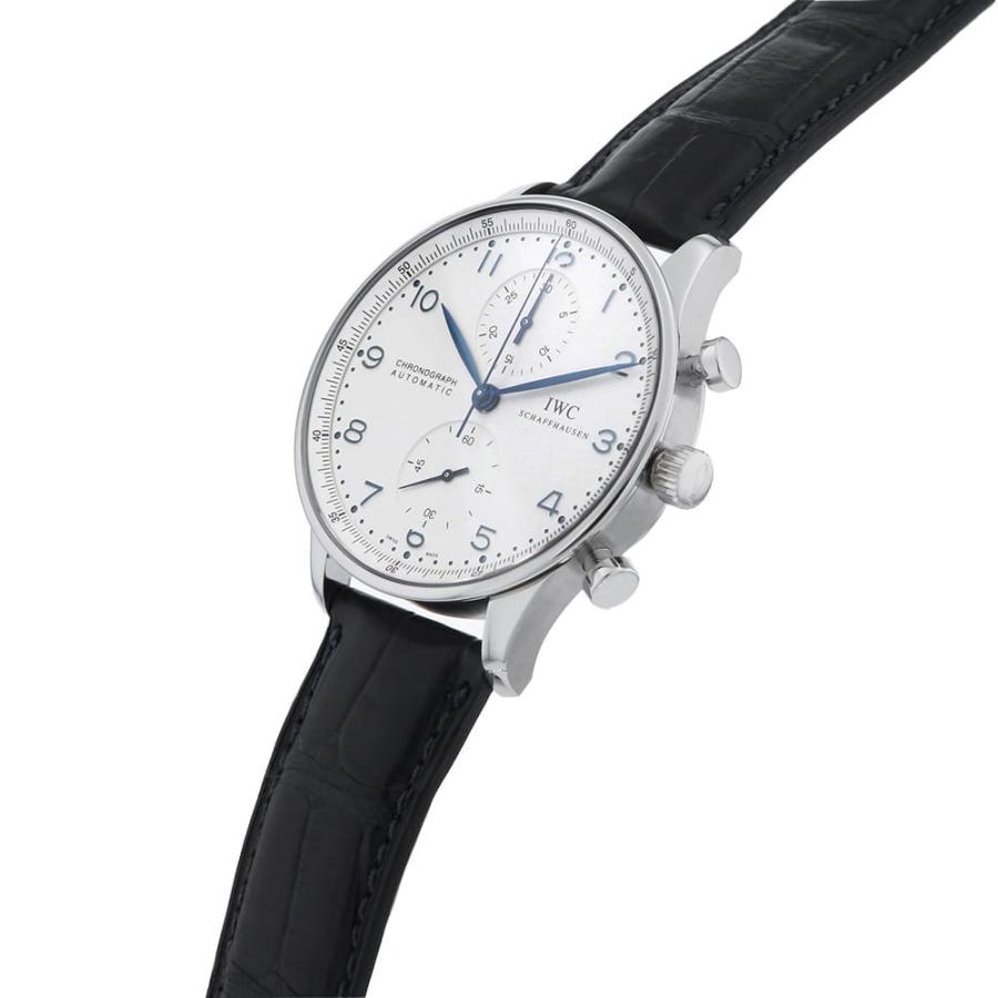 iwc腕時計 IWC SCHAFFHAUSEN ポルトギーゼ 青針 IW371417 中古 メンズ