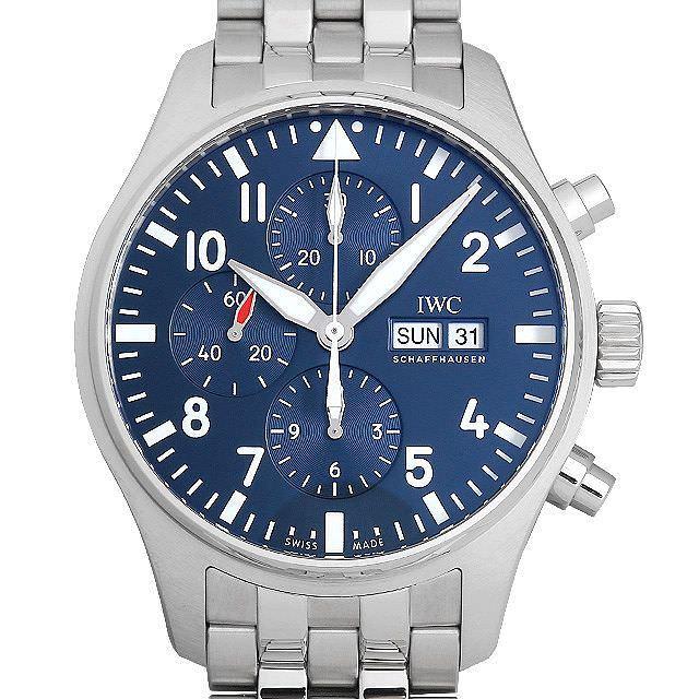 IWC パイロットウォッチ クロノグラフ プティ・プランス IW377717 ステンレススチール【中古】 パイロット・ウォッチ IWC パイロットウォッチ クロノグラフ プティ