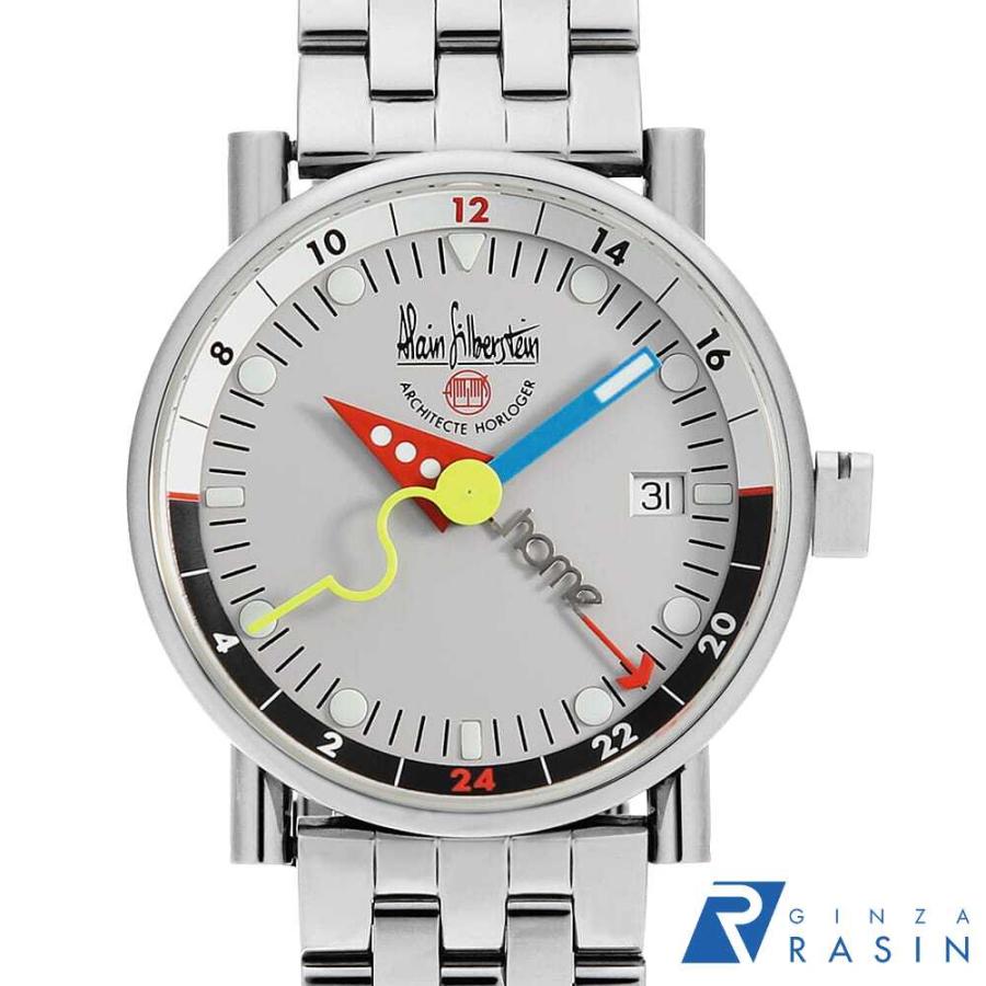 アランシルベスタイン クラブ メディオ GMT KMG3 中古 メンズ 腕時計