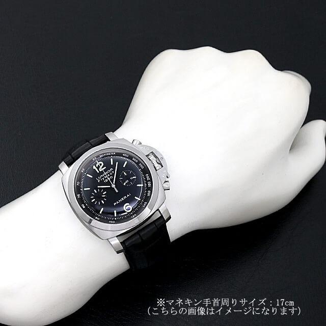 パネライ ルミノール1950 フライバッククロノグラフ PAM00212 H番 中古 メンズ 腕時計｜ginzarasin｜05