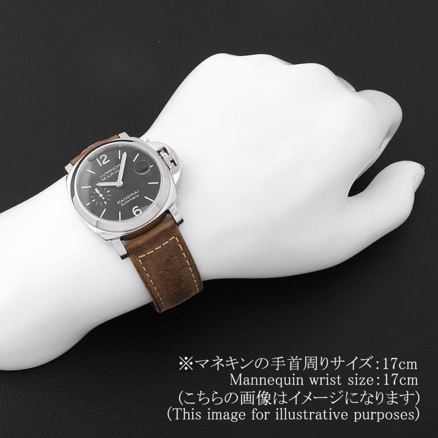 パネライ ルミノールマリーナ42mm用カーフベルト 尾錠付 純正品