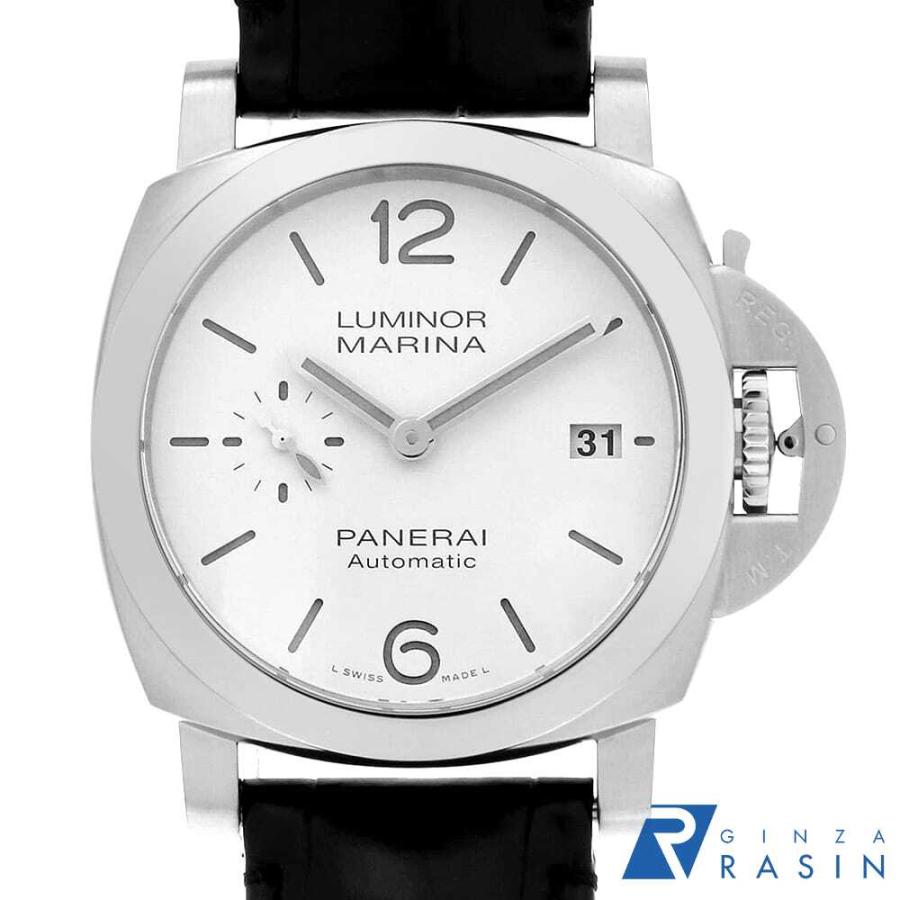 正規店購入！パネライ　PANERAI 44mm 腕時計 パネライ ルミノール・マリーナ クアランタ ホワイト文字盤