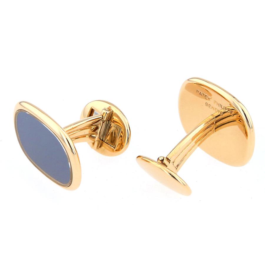 超美品 PATEK PHILIPPE ゴールド カフリンクス コメ兵｜パテック・フィリップ ゴールデンエリプスカフリンクス