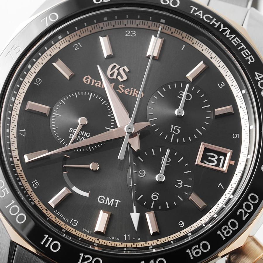セイコー SEIKO SBGC244 グランドセイコー スポーツコレクション GMT スプリングドライブ メンズ 美品 箱・保証書付き_885167 Grand Seiko グランドセイコー スポーツコレクション スプリング
