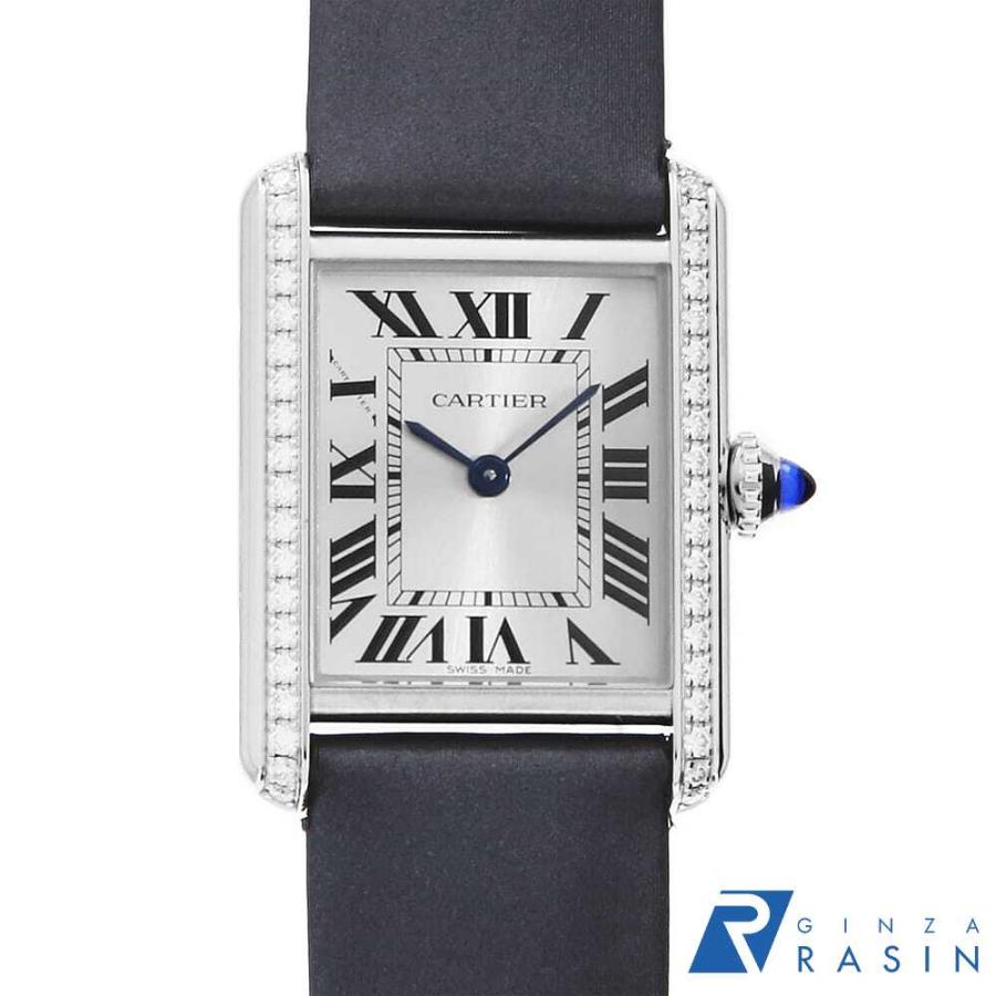 カルティエ CARTIER W4TA0016 タンクマストSM ダイヤベゼル クォーツ レディース _913932 Cartier（カルティエ） タンク マスト SM ベゼルダイヤ W4TA0016 中古