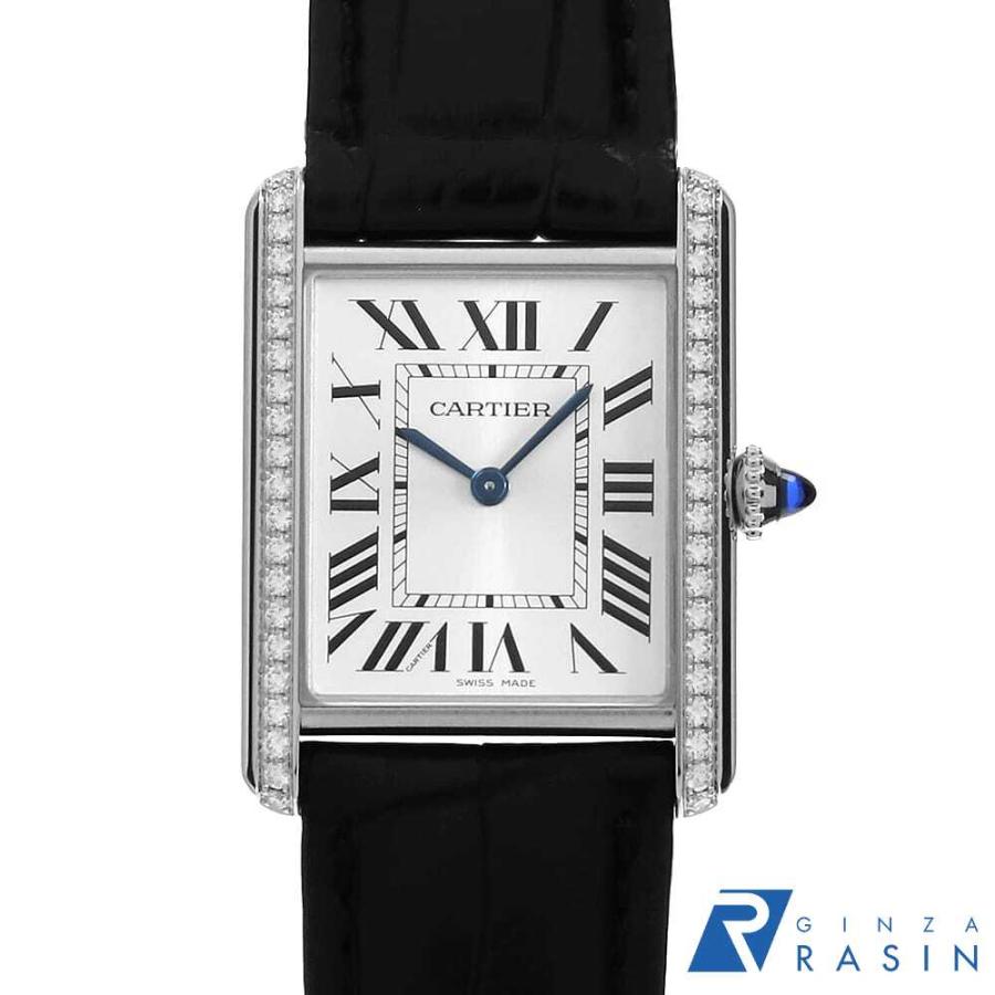 カルティエ CARTIER W4TA0017 タンクマストLM ダイヤベゼル クォーツ レディース 保証書付き_951511 Cartier - カルティエ CARTIER W4TA0017 タンクマストLM ダイヤベゼル