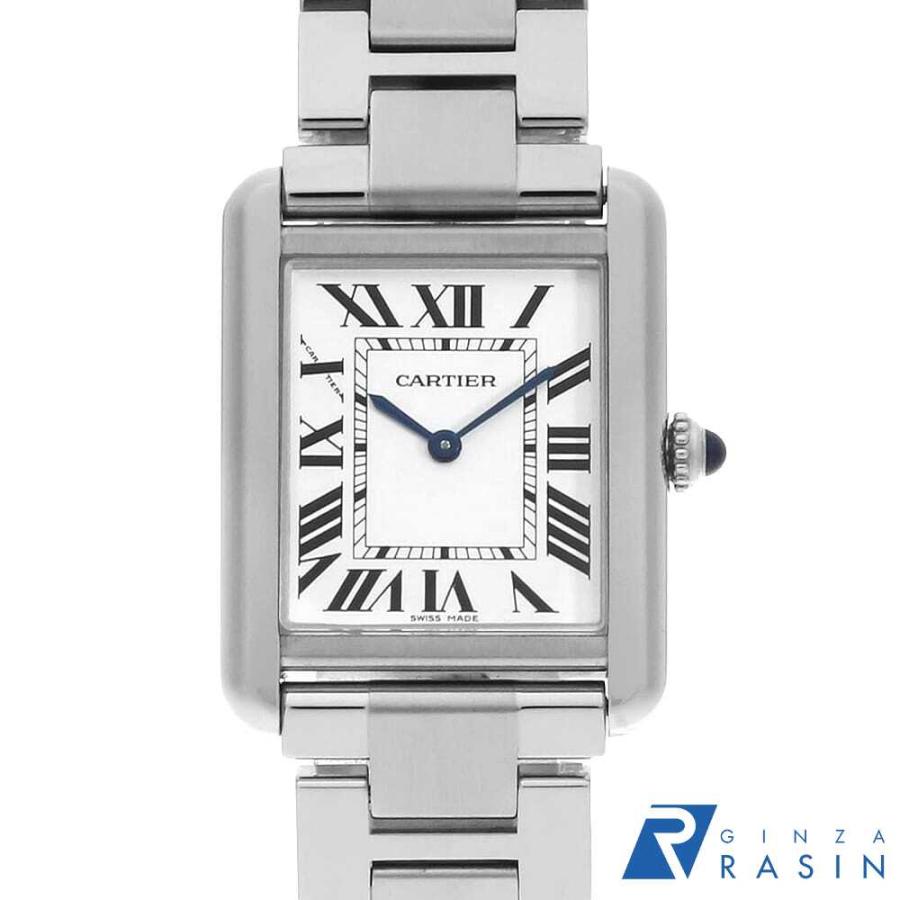 カルティエ W5200013 タンクソロ SM クォーツ 保証書付き Cartier（カルティエ） タンクソロ SM W5200013 中古 レディース