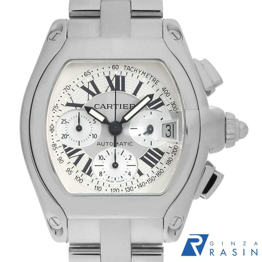 セール価格 48回払いまで無金利 カルティエ ロードスター クロノグラフ メンズ W606x6 腕時計