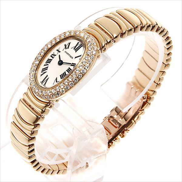 Cartier（カルティエ） ミニベニュワール ベゼル2重ダイヤ WB5094W1