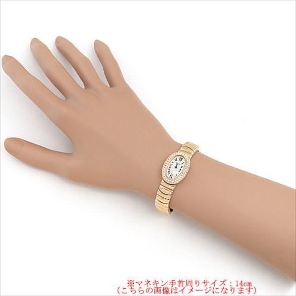 CARTIER カルティエ ミニベニュワール ベゼル2重ダイヤ WB5094W1 K18YG【中古】 Cartier（カルティエ） ミニベニュワール ベゼル2重ダイヤ WB5094W1