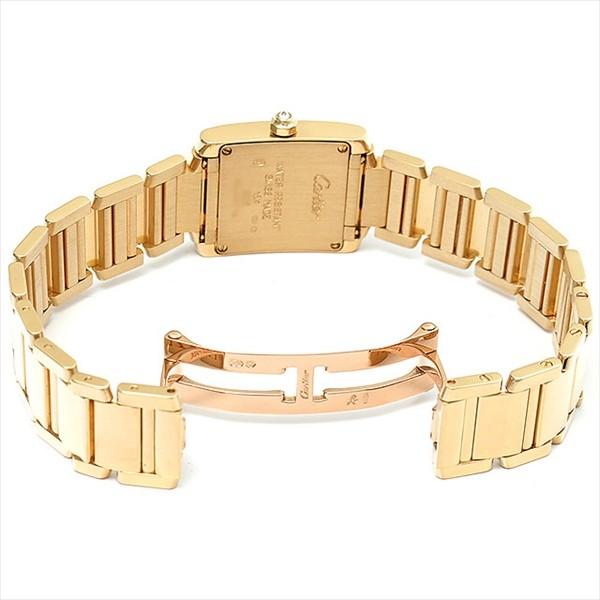 CARTIER カルティエ タンクフランセーズ SM WE1001RC サイドダイヤ ブレスハーフダイヤ【中古】 Cartier（カルティエ） タンクフランセーズ SM サイドダイヤ ブレス
