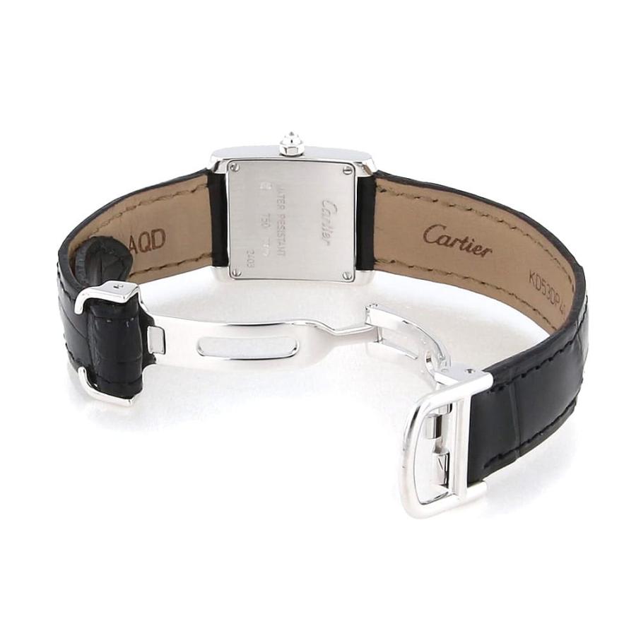 カルティエ タンクフランセーズSM 20mm WE100231 レディース 腕時計【Aランク】【中古】 Cartier（カルティエ） タンクフランセーズ サイドダイヤ WE100231
