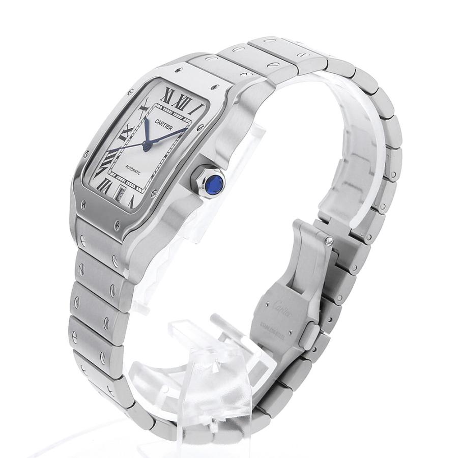 カルティエ サントス ドゥ カルティエLM WSSA0018 中古 メンズ 腕時計｜ginzarasin｜02