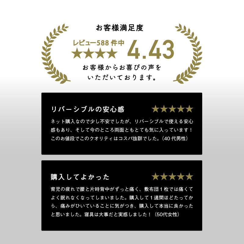 SLEEPMADE公式】マットレス リバーシブル シングル 高弾性 低反発 高