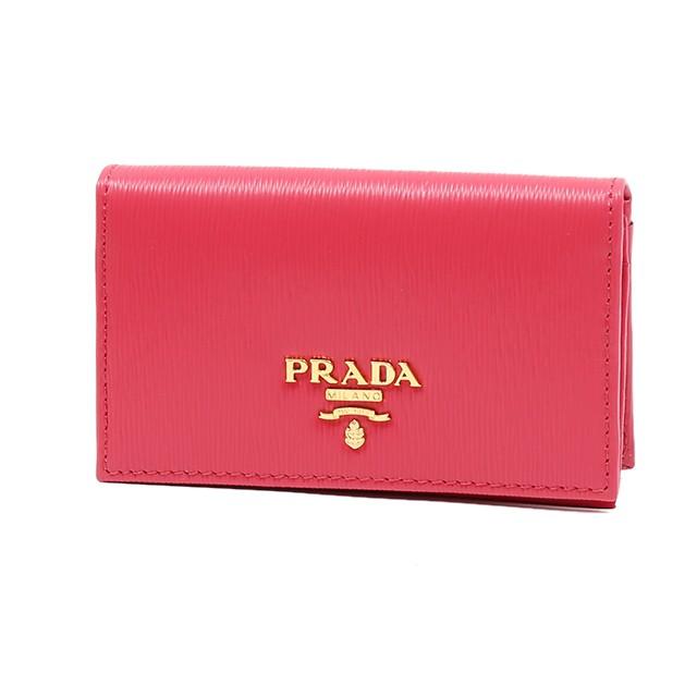 《新品》PRADA プラダ 1MC122 VITELLOMOVE ペオニア カードケース ピンク OUTLET アウトレット【新品】カード入れ 名刺入れ コインケース 小銭入れ｜ginzaxiaoma｜02