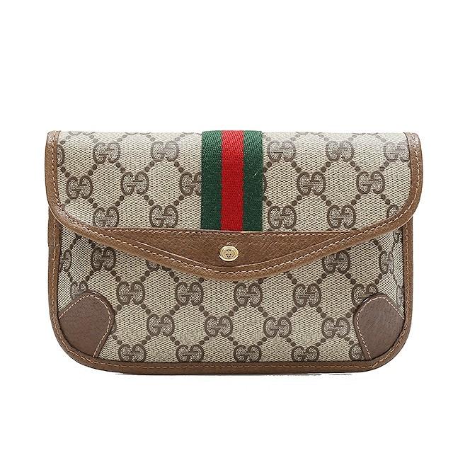 GUCCI グッチ GG ヴィンテージ シェリーポーチ ポーチ  【中古】｜ginzaxiaoma｜02