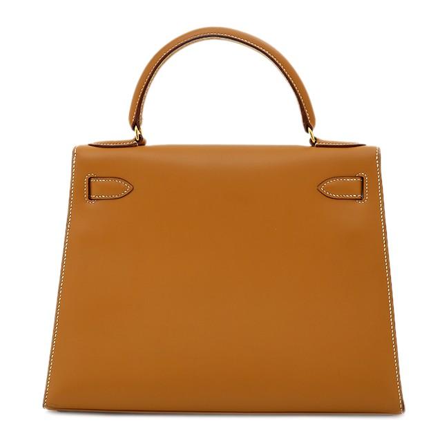 【中古】 HERMES エルメス ケリー28 ヴォーシャモニー ナチュラル ゴールド金具 ○V刻印 外縫い ハンドバッグ｜ginzaxiaoma｜03