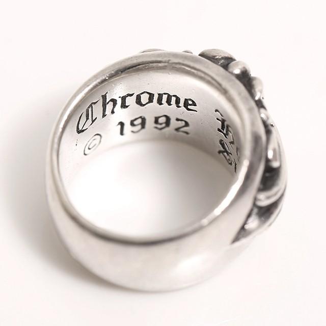 【中古A/美品】CHROME HEARTS クロムハーツ フローラルクロス SV925 シルバー リング  指輪  約10.5号 mns｜ginzaxiaoma｜06