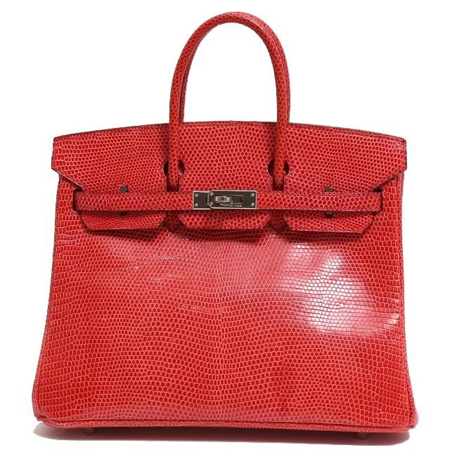 中古AB/使用感小】HERMES エルメス バーキン25 リザード 中古AB/使用感小】HERMES エルメス バーキン25 リザード