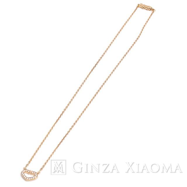 美品 カルティエ Ｃハートネックレス ピンクゴールド ネックレス｜ginzaxiaoma