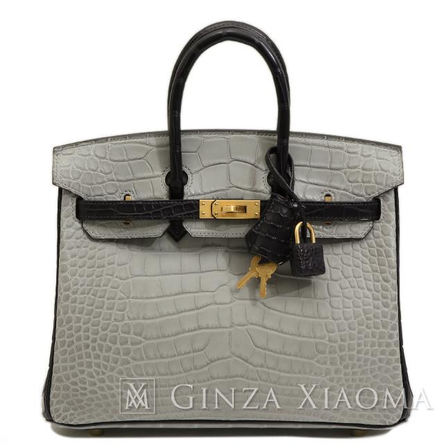 新品 エルメス バーキン 25 クロコダイル アリゲーター マット パープル パールグレー 銀座のエルメス専門店ginza Xiaoma 通販 Yahoo ショッピング