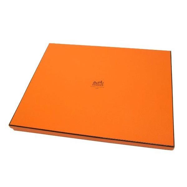 希少 HERMESエルメス 大型サイズデスクマット革 エルメスオレンジ 